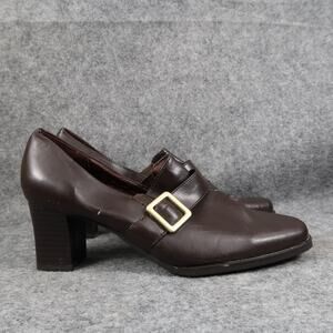 Life Stride Shoes Women 6.5 Pump Loafer Monk Strap Fashion Retro Chunky Heel Y2k